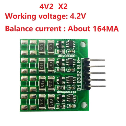 DDCB04QA 1-4 cell 3.7V Li-ion Polymer 3.2V LiFePO4 lithium Battery packs Charge Balance BMS Charger protection board for 18650 14500