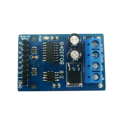 R4DIF08 8 Digital Switch RS485 Acquisition Board TTL LvTTL CMOS IO for PLC Expand Relay Industrial automation