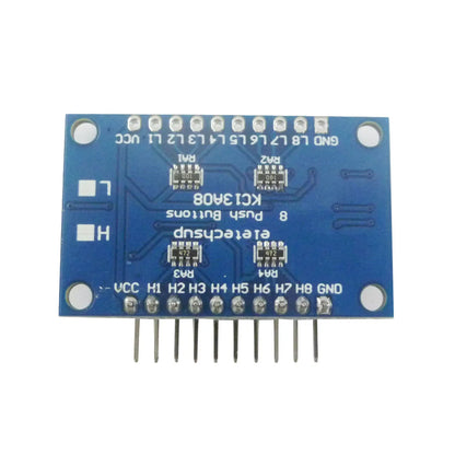 KC13A08 8-button Low High level Push Buttons module 8 Keyboard Keypad for Arduiuo DUE Breadboard Leonardo ZERO Tre Micro banana pi STM32