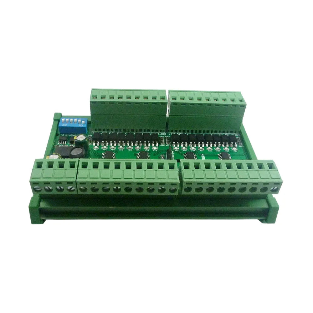 N4DIH32 N4DIM32 DC 12V 24V 32CH Optically Isolated Input PNP NPN Switch Digital Collector RS485 Modbus RTU Module