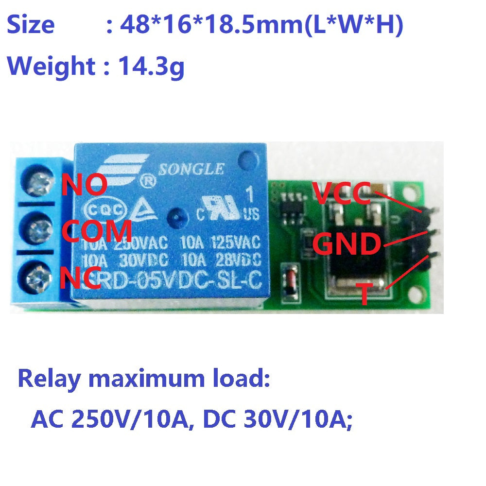 IO25A01 IO25B01 5V 12V 1-4CH Flip-Flop Latch Relay Module Bistable Self-locking Switch Low Pulse Trigger Board For Arduino Smart Home LED Motor