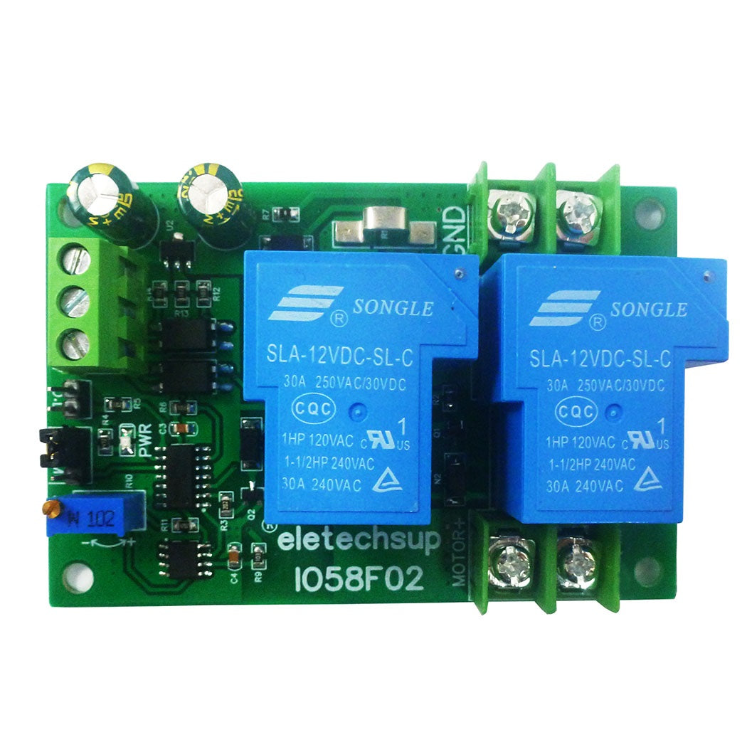 IO57E02 IO58F02 DC 12V 24V Brushed Motor Forward Reverse Controller Overload Overcurrent Short Circuit Overheat Protector Module