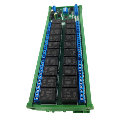 R4D6F20 Smart 20-Channel RS485 Relay Board with PLC IO Module Modbus for Multifunction Control