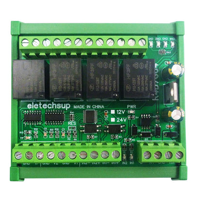 R4D7G04 20DO 2DI Multifunction Relay Module with RS485 Modbus RTU for 4-20MA 0-10V Current Voltage Collection