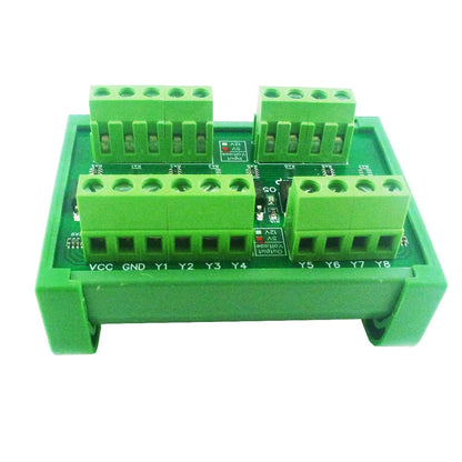 OP31C08 8Ch In 3-8V Out 3-8VLogic Protection Panel 5V Level Conversion Module Npn Pnp Isolation Ttl Lvttl Digital for Arduino Plc Mcu Pi