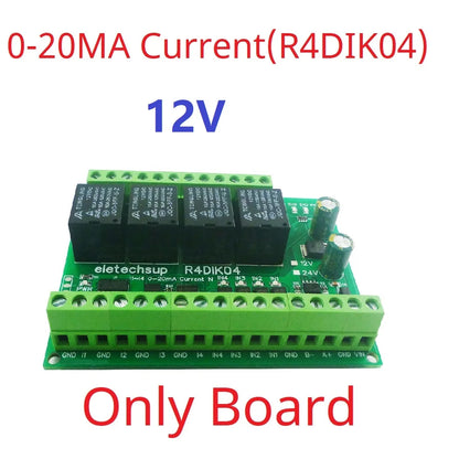 R4DIK04 R4DVI04 4AI 4DI 4DO ModBus Gateway Module Digital Analog Quantity Acquisition Switching Value Current Voltage 4-20MA 0-5V 0-10V