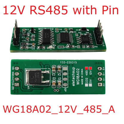 WG18A02 DC 5V 12V RS485 UART Modbus RTU HX711 Pressure Weight Sensor Electronic Scale Module for PLC Configuration Software