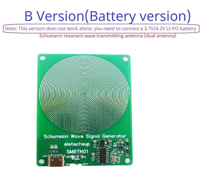 SMFEM01  Mini 7.83Hz Pure Sine Wave Schumann Resonances SR Signal Generator Earth Resonance Wave Booster