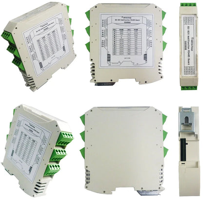 SGIOB08 8Ch DC 7-30V Safety Barrier Shell RS485 Digital Optocoupler Input Darlington tube Output Module MODBUS RTU PLC Expansion Board