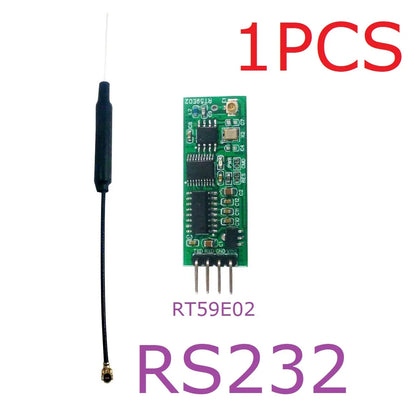 RT59E02 2400-2525MHz RS232 Serial Port Wireless Transceiver Module RF UART Board for ESP8266 NodeMCU PC Serial port COM Printers