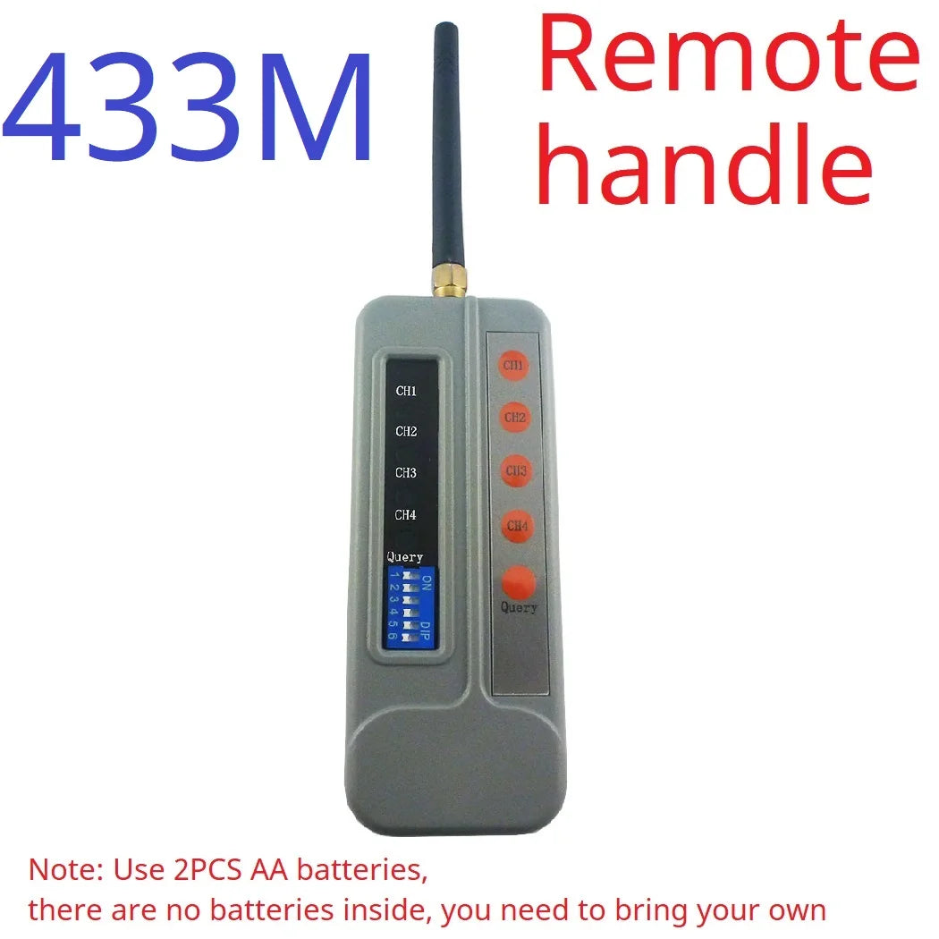 RF35A04 Wireless Bidirectional Remote Control 433M 868M Feedback AES Rolling Code for Gating Crane Garage Door Industrial Manufacturing