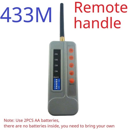 RF35A04 Wireless Bidirectional Remote Control 433M 868M Feedback AES Rolling Code for Gating Crane Garage Door Industrial Manufacturing