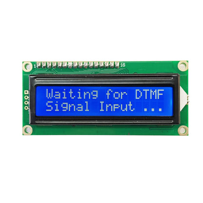 DTMFA32 120-Byte DTMF Decoder LCD Display Audio Decoding Module MT8870 Smart Home Controller Board for Phone Walkie-talkie