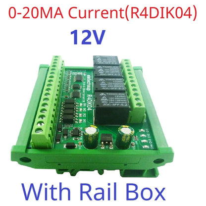 R4DIK04 R4DVI04 4AI 4DI 4DO ModBus Gateway Module Digital Analog Quantity Acquisition Switching Value Current Voltage 4-20MA 0-5V 0-10V
