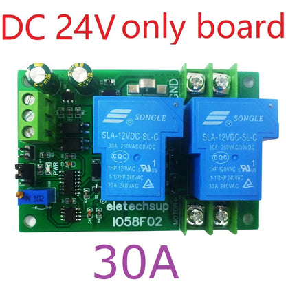 IO57E02 IO58F02 DC 12V 24V Brushed Motor Forward Reverse Controller Overload Overcurrent Short Circuit Overheat Protector Module