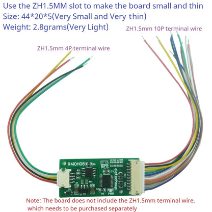 R4IOH08 8DI 8DO 4DI-4DO 2DI-6DO 6DI-2DO Multipurpose RS485 Digital Input Output Module mini PLC IO Dilator DC 12V 24V for Arduino