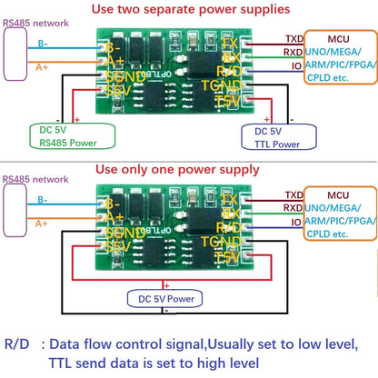 OPTLB03 Industrial Grade UART TTL to RS485 Isolated communication Surge Protection for Arduiuo  MEGA  4 NODEMCU ESP8266