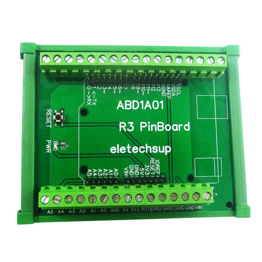 ABD1A01 For  R3 Shield DIN Rail Mount Screw Terminal Block Adapter Module for Arduiuo PLC Industrial equipment