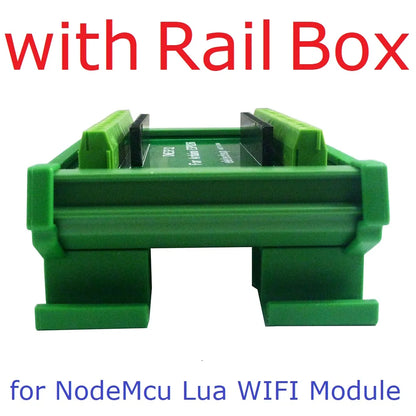 DNESP82 WIFI NodeMcu Lua ESP8266 Wifi GPIO DIN Rail 3.96 PinBoard Box Expansion Board for Arduiuo Ethernet PLC