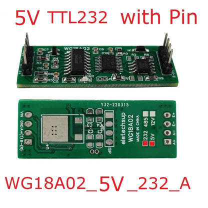 WG18A02 DC 5V 12V RS485 UART Modbus RTU HX711 Pressure Weight Sensor Electronic Scale Module for PLC Configuration Software