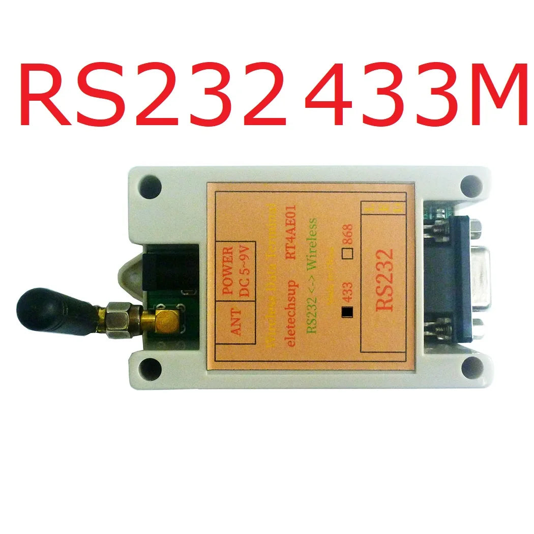 RT4AE01 RS485/RS232/USB Sub-1GHz Transceiver FSK GFSK 433M 868M UART Moduel for Wireless Meter Reading Industrial Control PLC Modbus RTU