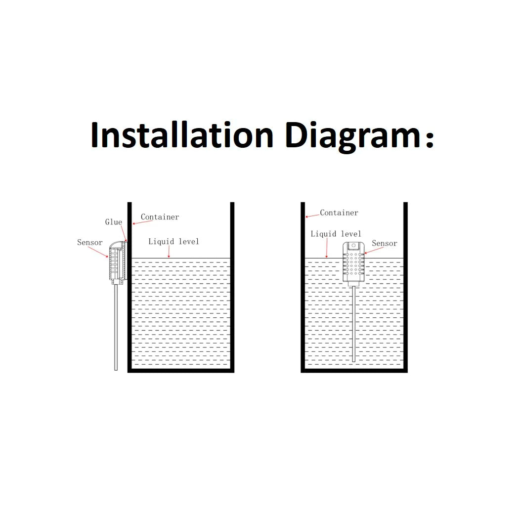LCPBA01 DC 9V 12V 24V Non Contact Liquid Level Sensor Liquid Detection Switch Controller Water Level Detector Water Level Sensor