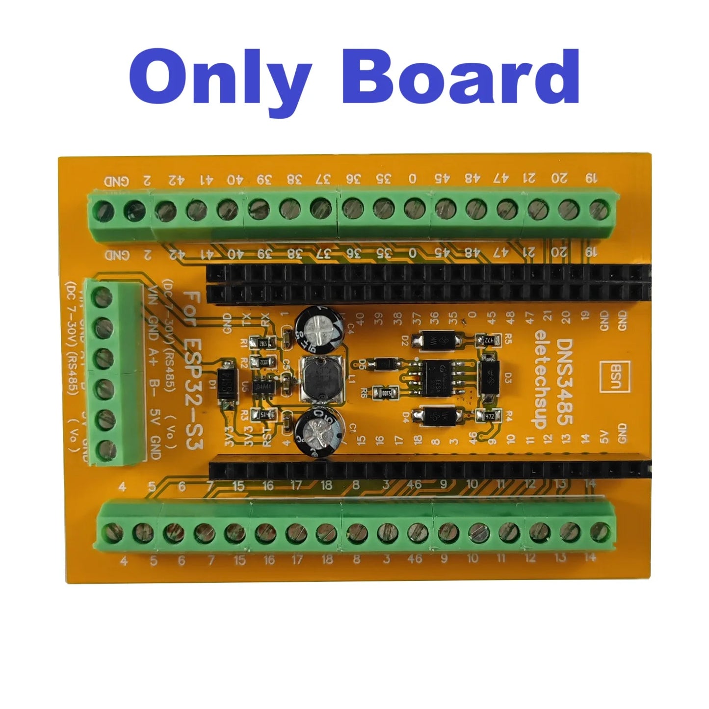 DNS3485 ESP32 S3 WiFi BLE RS485 485 BUS Expansion Board 2.4G Smart Home DIY Controller DIN Rail Module for Arduino IOT Simple PLC