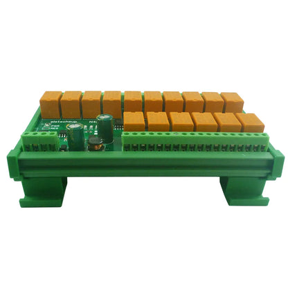 N4ROE16 16CH RS485 Multifunction Relay Module with 3A Switch Digital Output, DC 12V 24V - Integrated Circuit