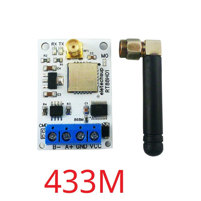 RT88H01 DC 5-12V 433M 868M RS485 Lora 22DBM RF Wireless Transceiver Master-Slave Transmission for RS485 PLC PTZ Wireless Meter Reading