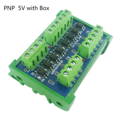 OP31C08 8Ch In 3-8V Out 3-8VLogic Protection Panel 5V Level Conversion Module Npn Pnp Isolation Ttl Lvttl Digital for Arduino Plc Mcu Pi