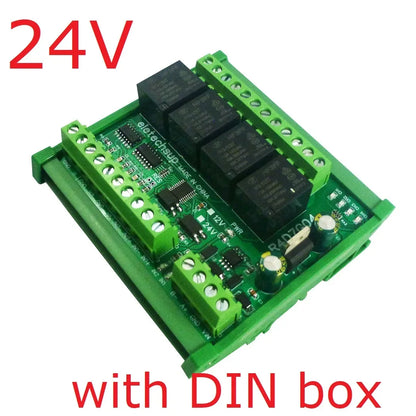R4D7G04 Multifunction Relay Module with RS485 Modbus RTU for 4-20MA 0-10V Current Voltage Collection