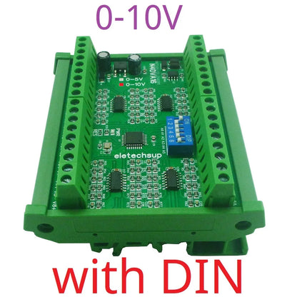 N4DVA16 Modbus 16CH Differential Voltage Collector 0-5V 0-10V RS485 Analog Input Module for LI-ON LI-PO NIMH Lifepo4 Battery Measurement