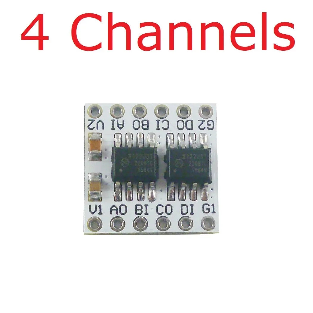 OPDIA02 OPDIB04 OPDIC08 DC 3.3V 5V 2/4/8Ch 3000Vrms 150Kbps Digital Isolators TTL LvTTL Level Converter Module