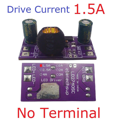 LD2740SC 1A/1.5A/2A/2.5A/3A/4A High-Power Constant-Current Step-Down LED Driver Board DC 4-27V for Automotive RCL DRL Fog Lights