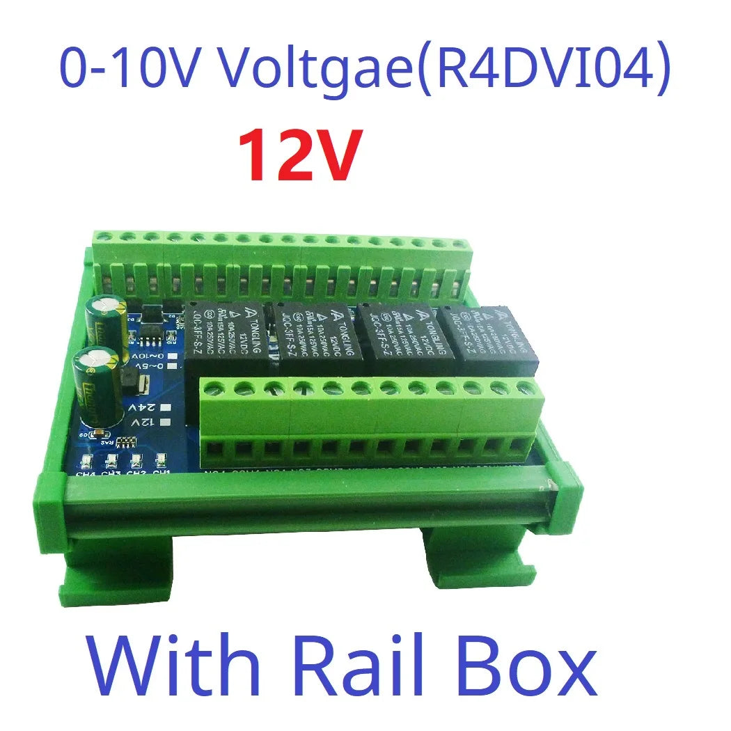 R4DIK04 R4DVI04 4AI 4DI 4DO ModBus Gateway Module Digital Analog Quantity Acquisition Switching Value Current Voltage 4-20MA 0-5V 0-10V