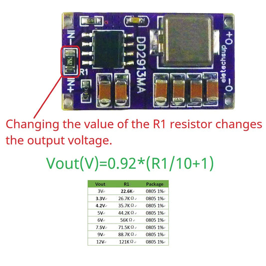 DD2913MA 3A Synchronous Step-Down Regulator OVP OCP OTP SCP DC-DC Buck Converter 4.5V-30V to 3V 3.3V 4.2V 5V 6V 7.5V 9V 12V