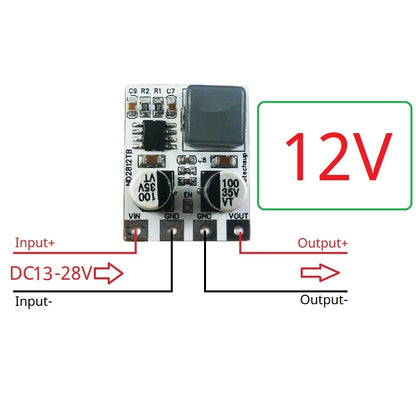 ND2812TB 5A Input DC 5-30V Output DC 3V 3.3V 4V 5V 6V 9V 10V 12V Synchronous DC-DC Buck Converter for Moter LED Car Motorized Bicycle