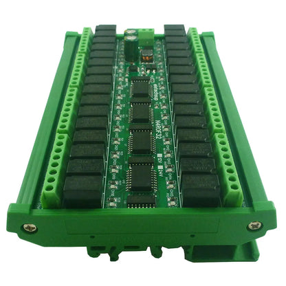 N4ROF32 Mini DC 12V 24V 32CH Multifunction Modbus Rtu RS485 Relay Board 2A 0.2W Low Power Consumption Micro Voice Relay Module N4ROF32