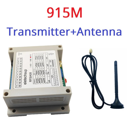 RFSIA08 RFSOB08 with Feedback Switch 433M 868M 915M Lora Transceiver Quantity IO Wireless Remote Transmission Industrial Motor Remote Controller
