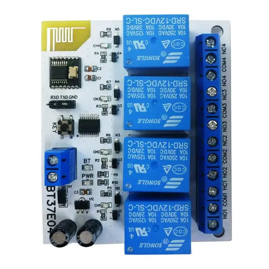 BT37E04 4Ch DC 5V 12V For Android Bluetooth-Compatible Relay 2.4G RF Remote control IOT Module