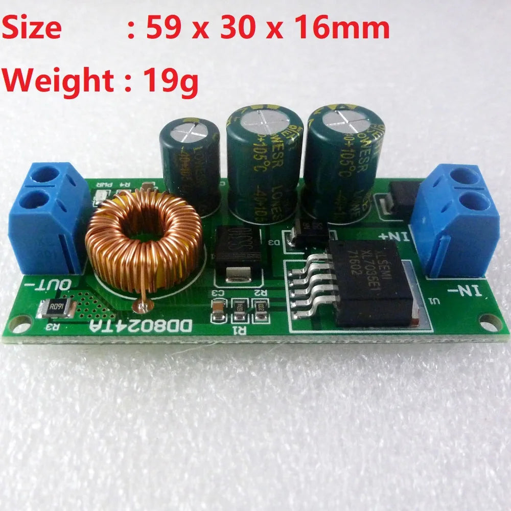 DD8024TA High-Voltage EBike DC-DC Converter Buck Step-Down Regulator Module 80V 72V 64V 60V 48V 36V 24V to 15V 12V 9V 6V 5V 3.3V