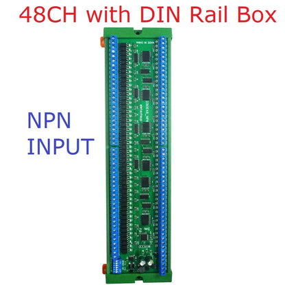 23IOA08 23IOB16 23IOC24 23IOE48 8 16 24 32 48CH Multifunction RS485 Remote IO Module PLC DI-DO expansion Board DIN Rail Box Standard MODBUS RTU Protocol