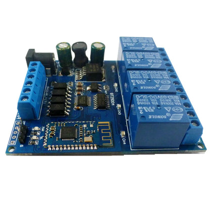 BT25D04 Smart Home Wireless Relay Switch for Apple iOS and Android Devices, DC 5-24V 4ch Bluetooth V4.0 BLE