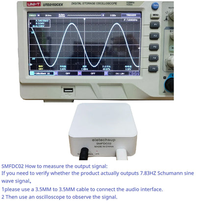 SMFDC02 7.83Hz Schumann Wave Generator - Ultra Low Frequency Pulse Generator for Precise Sleep Enhancement