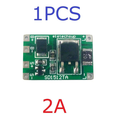 SD1512TA Solar Automatic Charging Automatic Switch LED Driver Module DC 3-18V 0.5A 1A 2A SD1512TA for LiFePO4 Li-On Li-Po LED