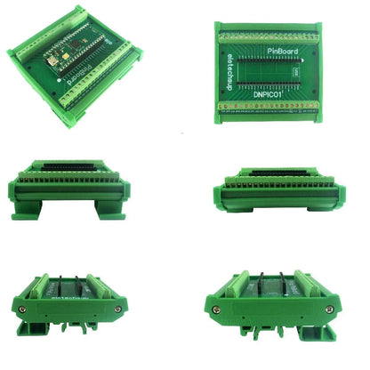 DNPIC01 DIN Rail Mounted GPIO PinBoard Screw Terminal Block Adapter Board for RasPi RPI PLC Module - Integrated Circuit