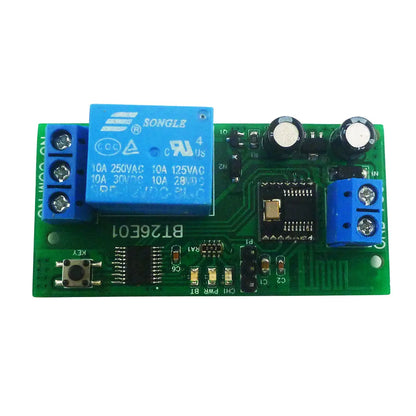 BT26E01 DC 12V  Bluetooth-Compatible Relay 2.4G RF Remote control IOT Module Command customization Switch Board for IOS Android BLE