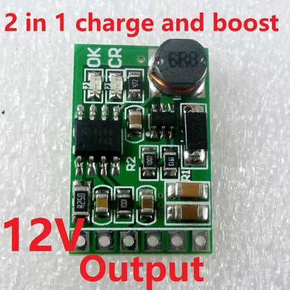 DD05CVSA 6W 5V 6V 9V 12V UPS mobile power Diy Board Charger & Step-up DC DC Converter Module for 18650 lithium battery