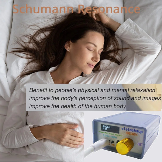 SMECN04 Christmas Halloween Gifts 7.83 Schumann Resonance 0.01-100K Adjustable Sine Wave Generator for Improving Sleep Relax Heathly