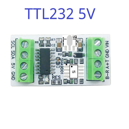 SHA9D01 Industrial Temperature & Humidity SHT30 Sensor Adapter Board RS485 TTL Modbus Rtu Analog Remote IO SHA9D01 Module HMI PLC Expand